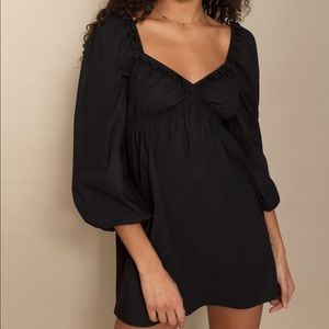 Reformation Vic Dress in Black